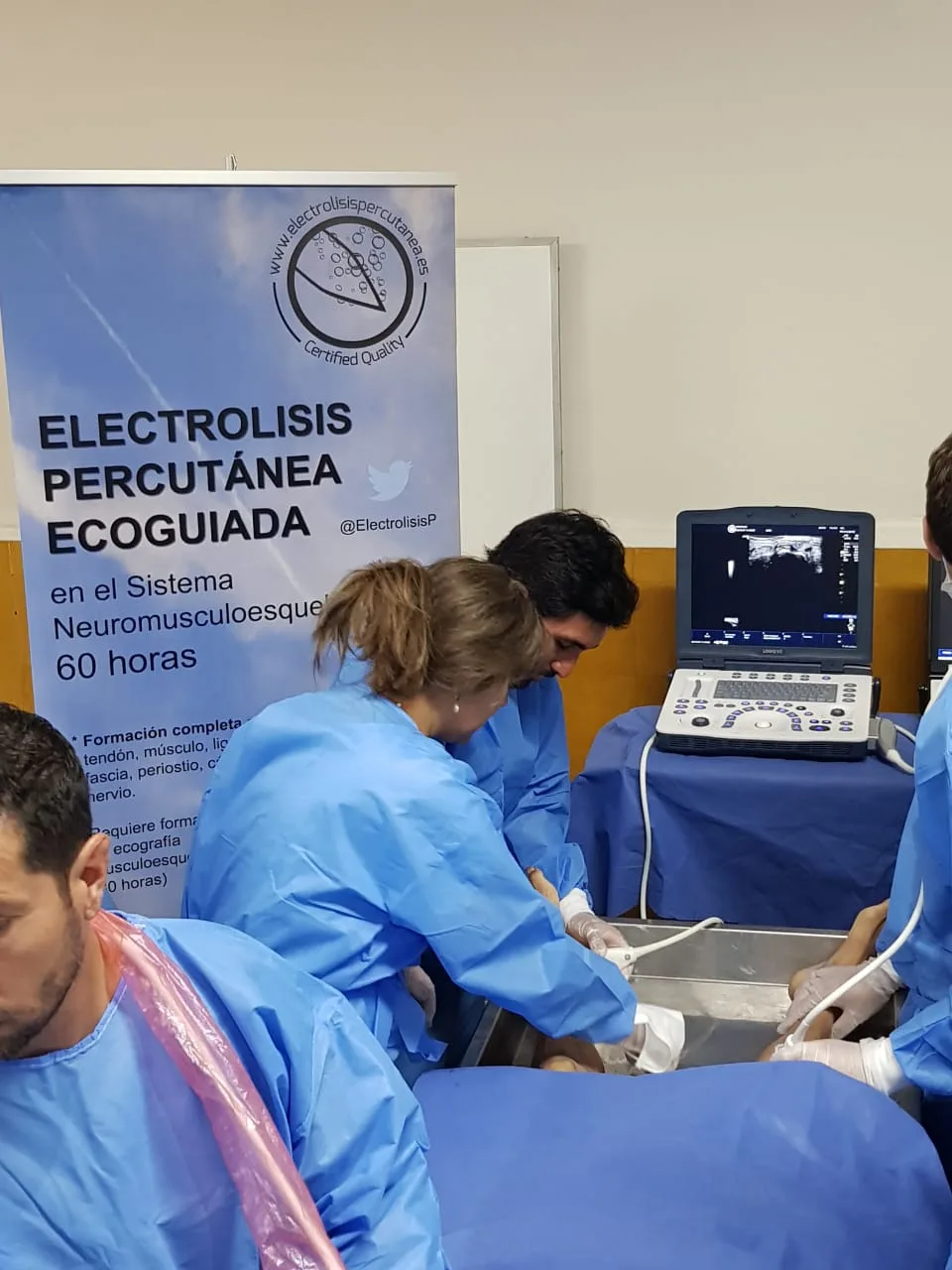 Curso de Electrólisis Percutánea Ecoguiada. Santiago, diciembre 2018