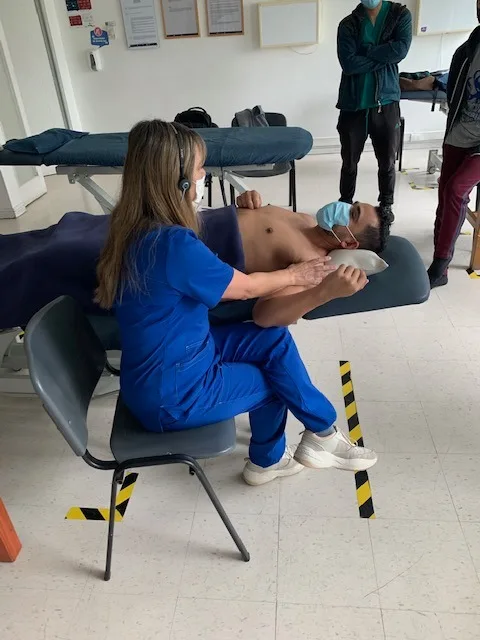Magíster en Terapia Manual, transmisión en HyFlex. Universidad Andrés Bello (pandemia), mayo 2021